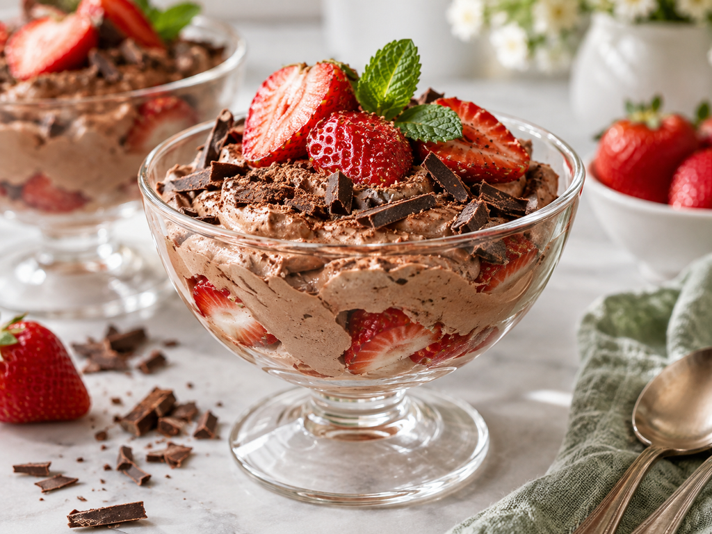 Schoko-Erdbeer-Mascarpone-Dessert