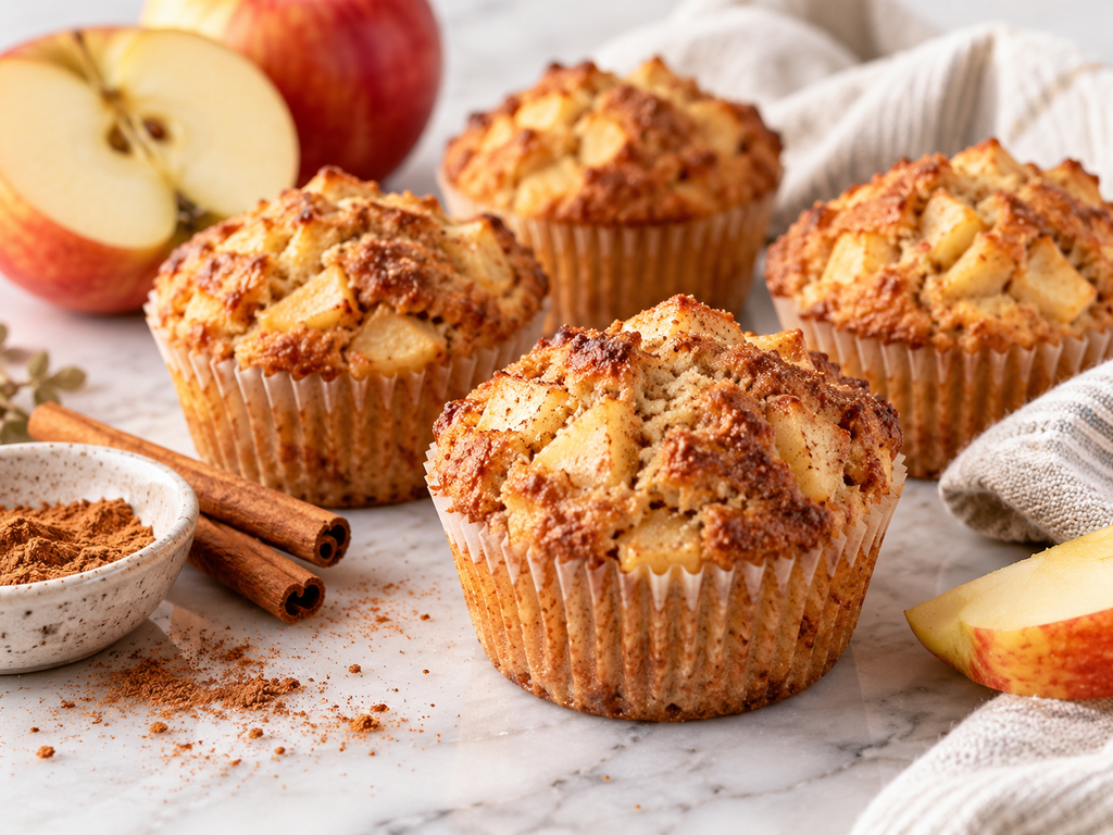 Apfel-Zimt-Muffins