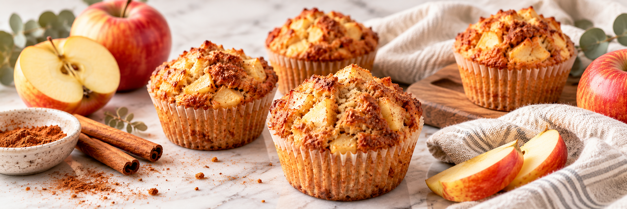 Apfel-Zimt-Muffins
