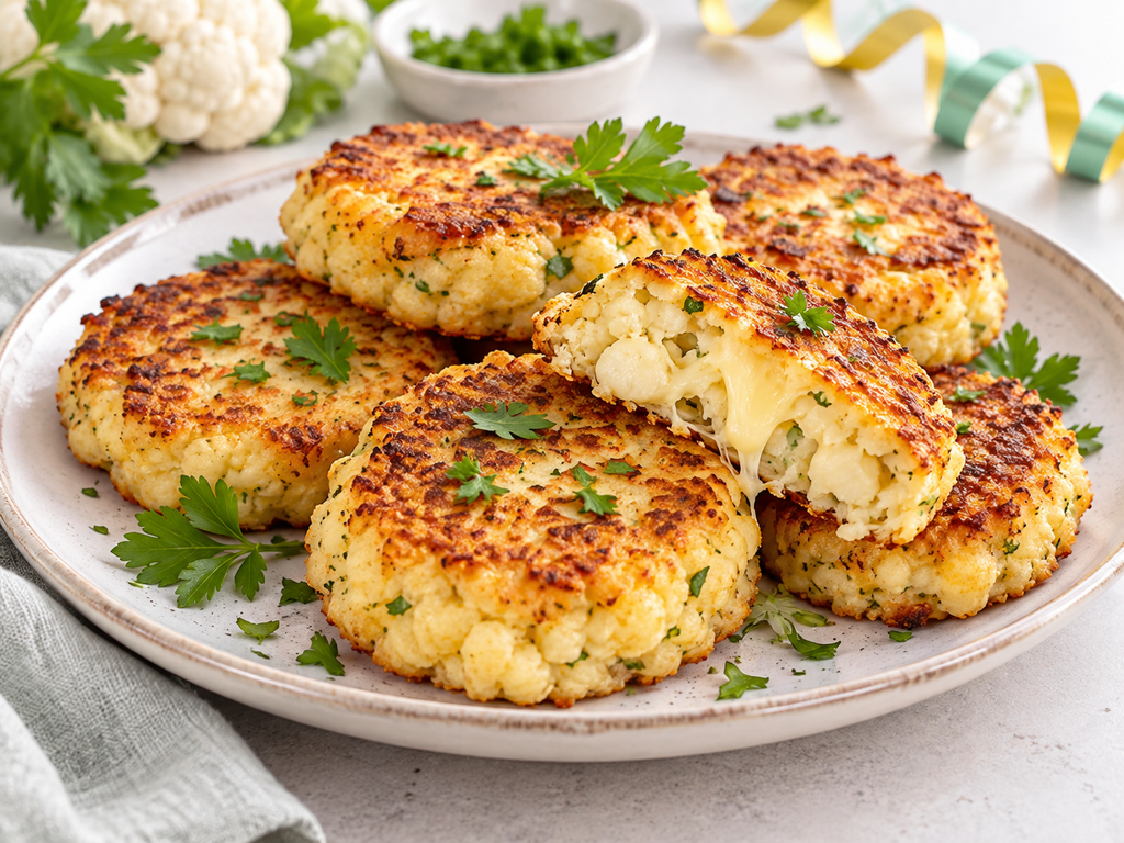 Blumenkohl-Käse-Taler
