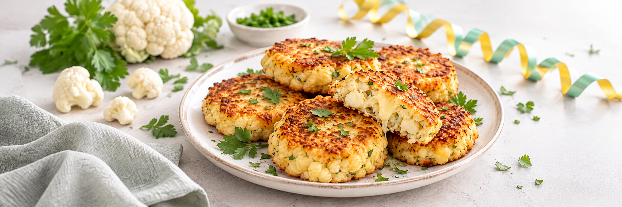 Blumenkohl-Käse-Taler