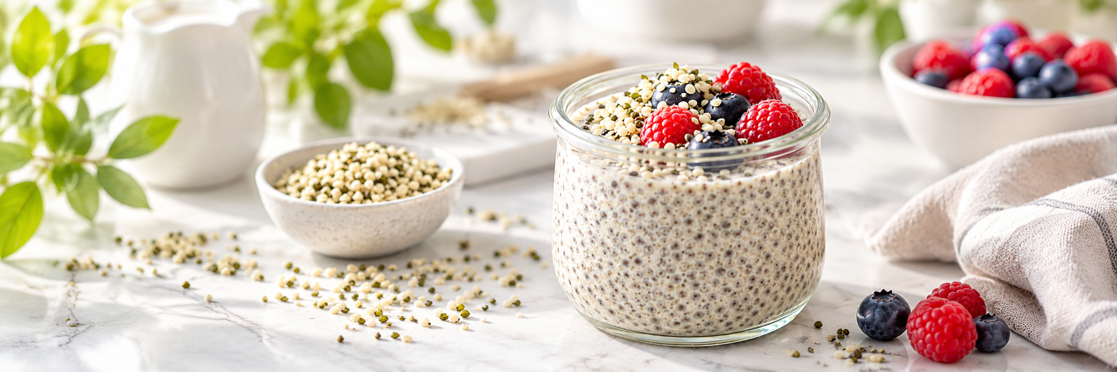 Hanf-Chia-Pudding