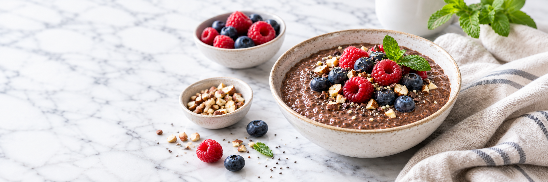 Schokoladen-Chia-Pudding