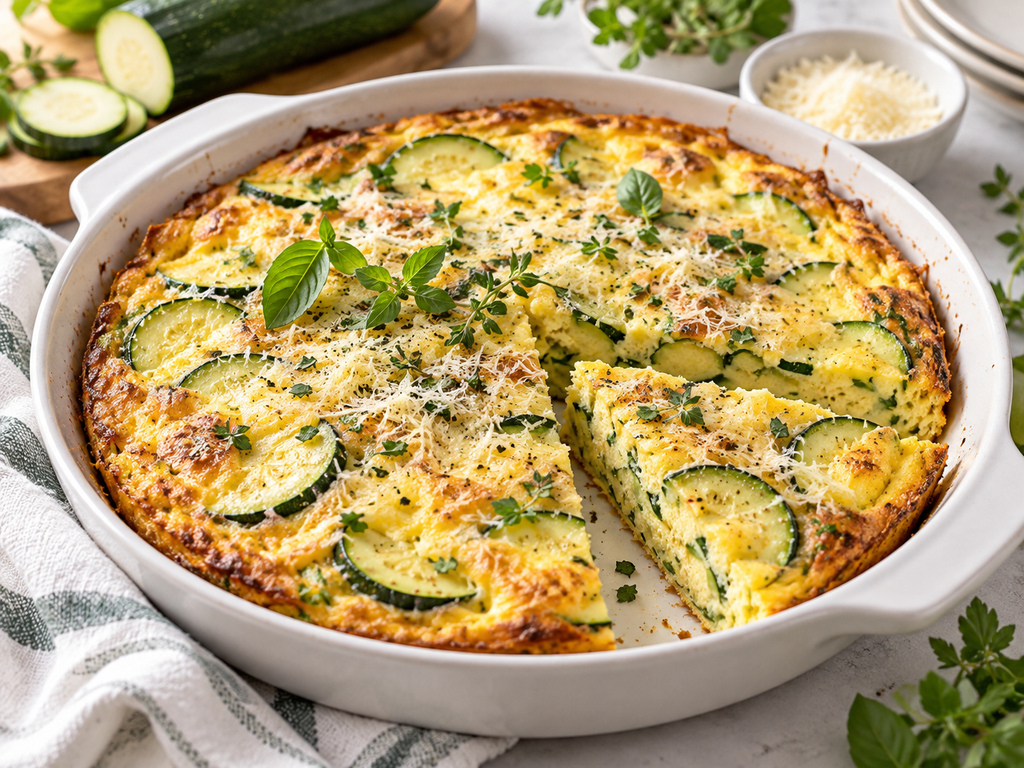 Zucchini-Parmesan-Frittata
