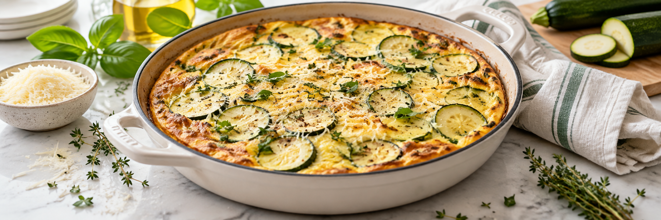 Zucchini-Parmesan-Frittata
